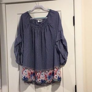 Terra Sky brand!   Butterfly soft casual shirt!